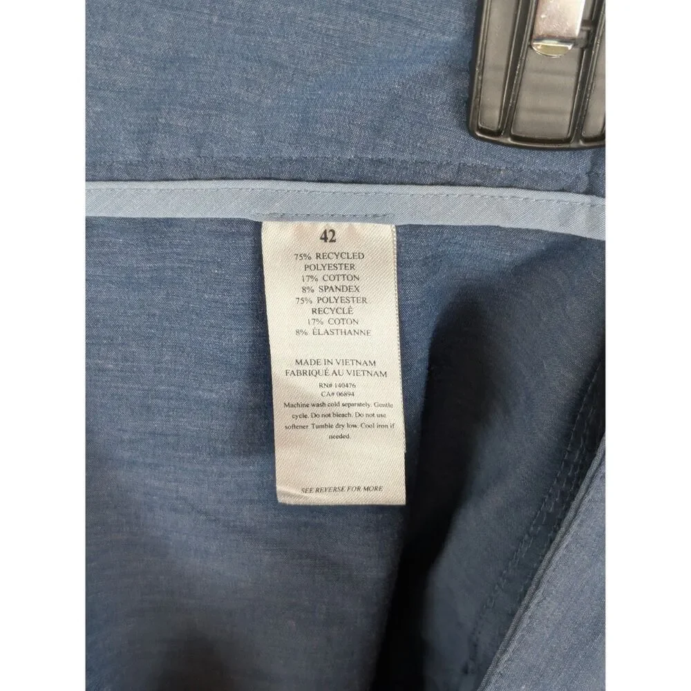 Faherty All Day Shorts Blue Men's Size 42